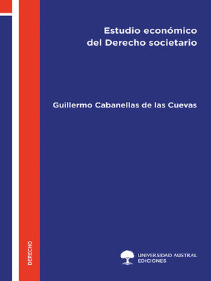 cover image of Estudio económico del Derecho societario
